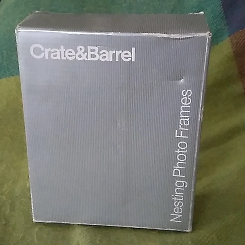 Crate & Barrel Trio Nesting Photo Frames